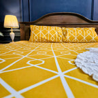 Mustard Geometric Print