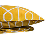 Mustard Geometric Print
