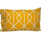 Mustard Geometric Print